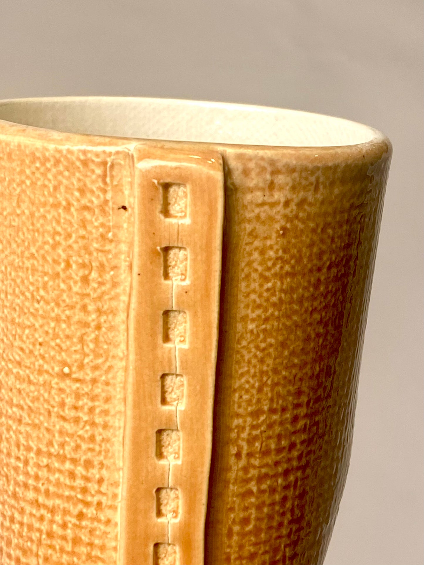 Gold Fabric Vase