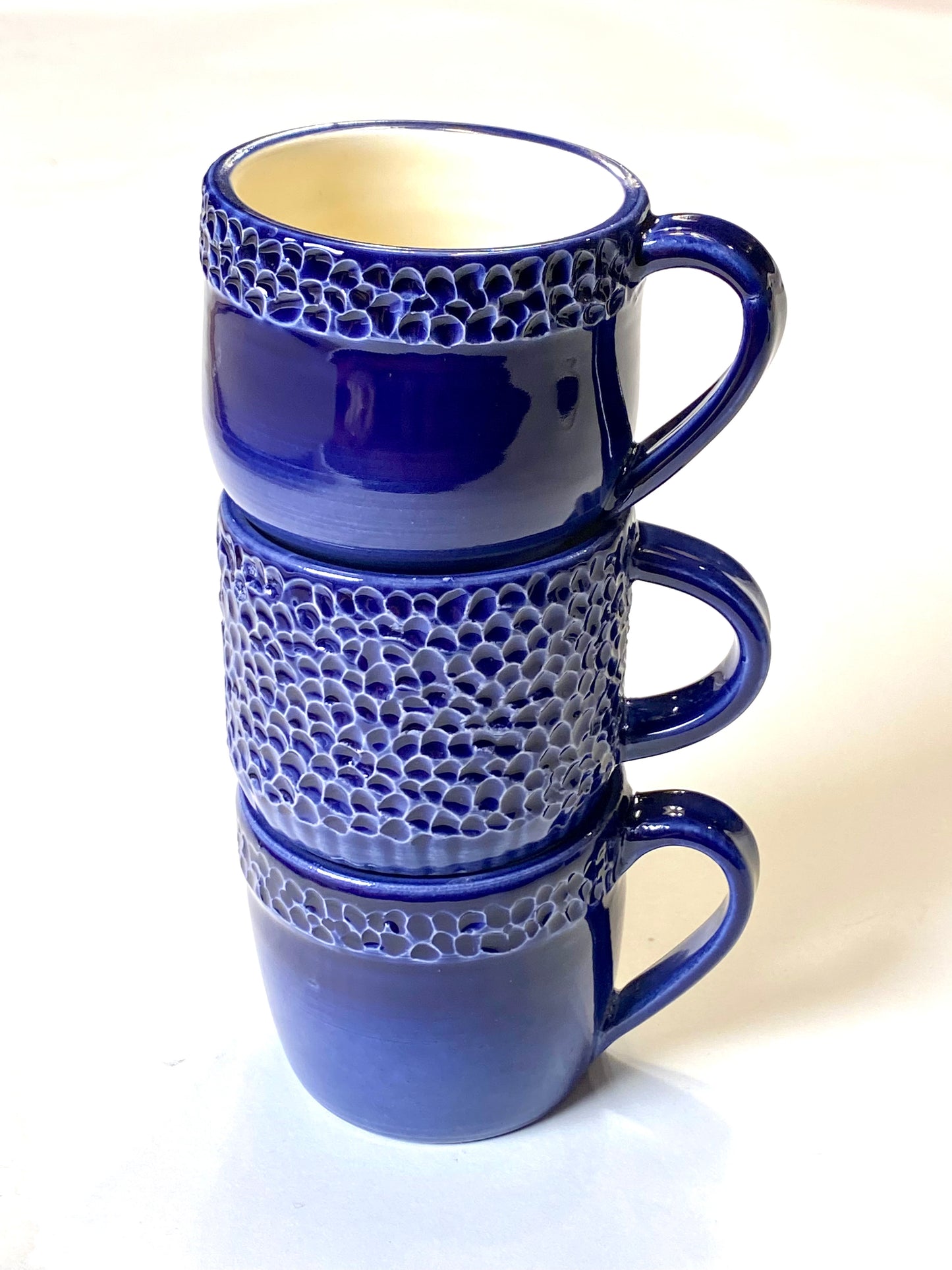 Blue Daisy Mug Set