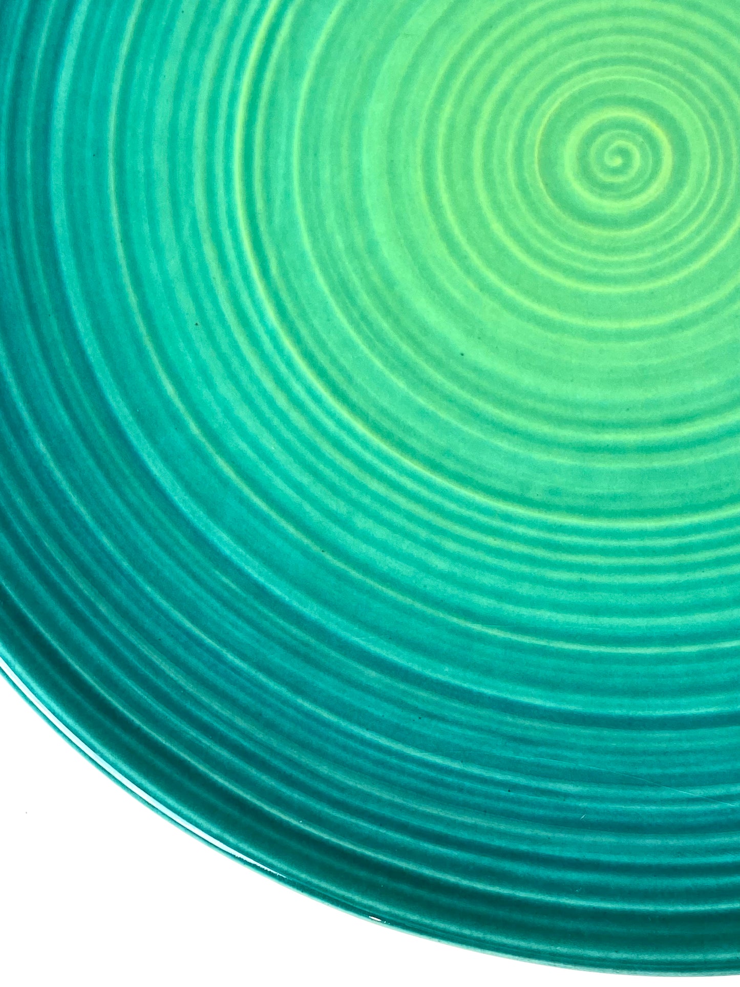 Green Radial Platter