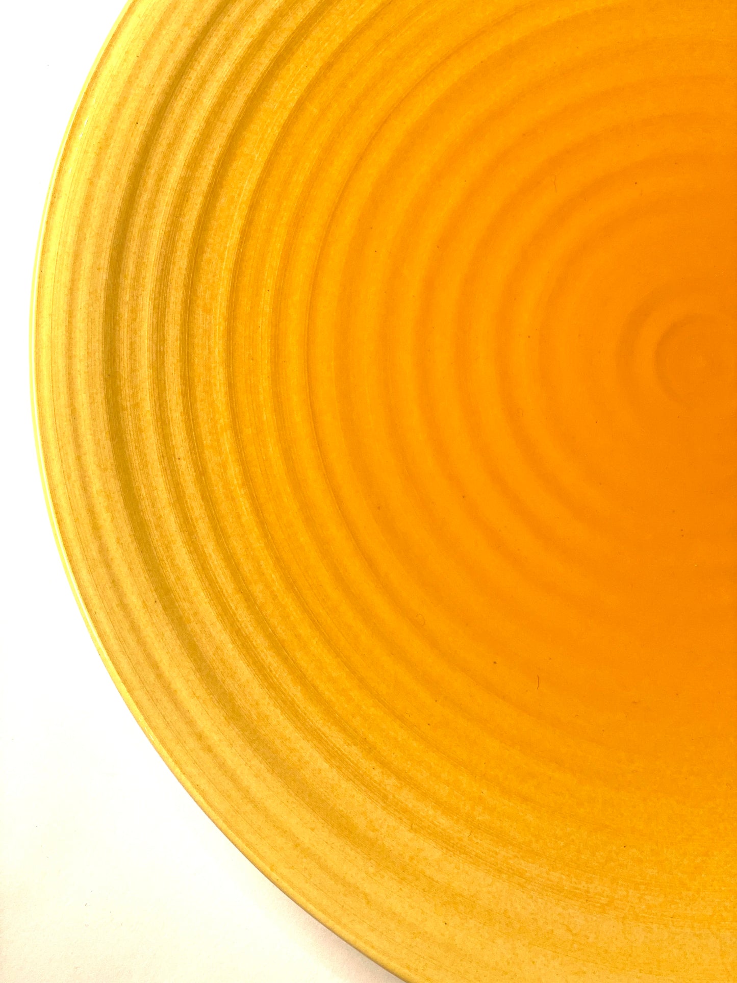 Yellow Radial Platter