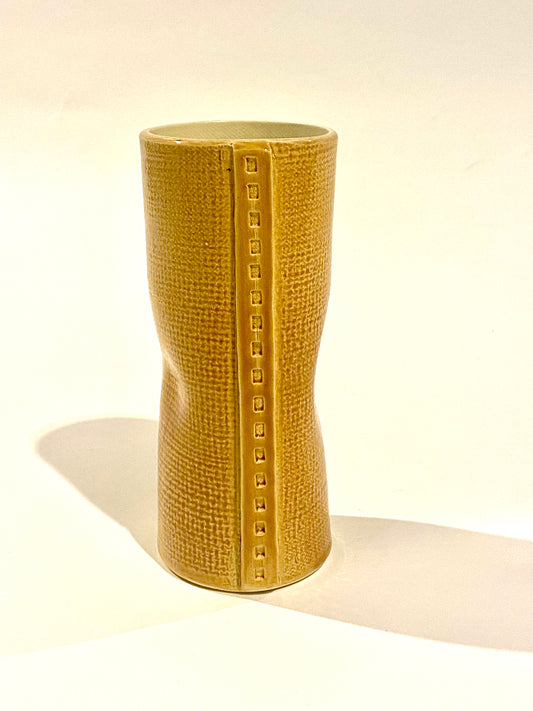 Gold Fabric Vase